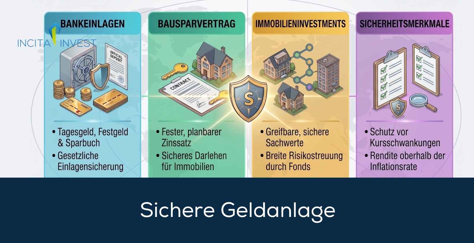 Sichere Geldanlage Beispiele in Grafik